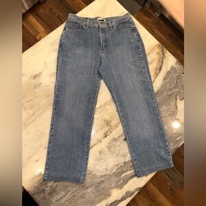 EUC Lee‎ Classic Fit Straight Leg Medium Wash Denim Pant Size 12 Short